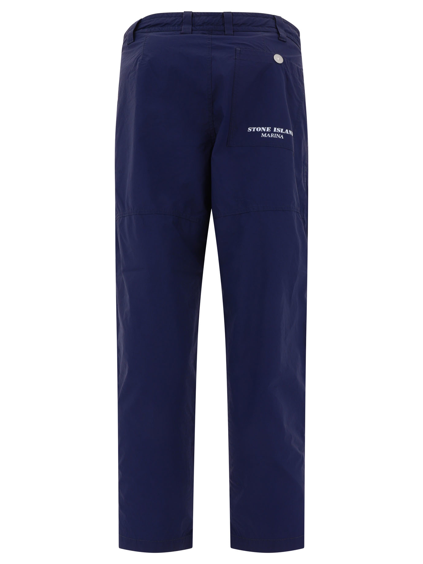 STONE ISLAND Blue Stone Island Marina trousers